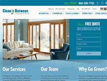 Tablet Screenshot of cleaninbetween.com